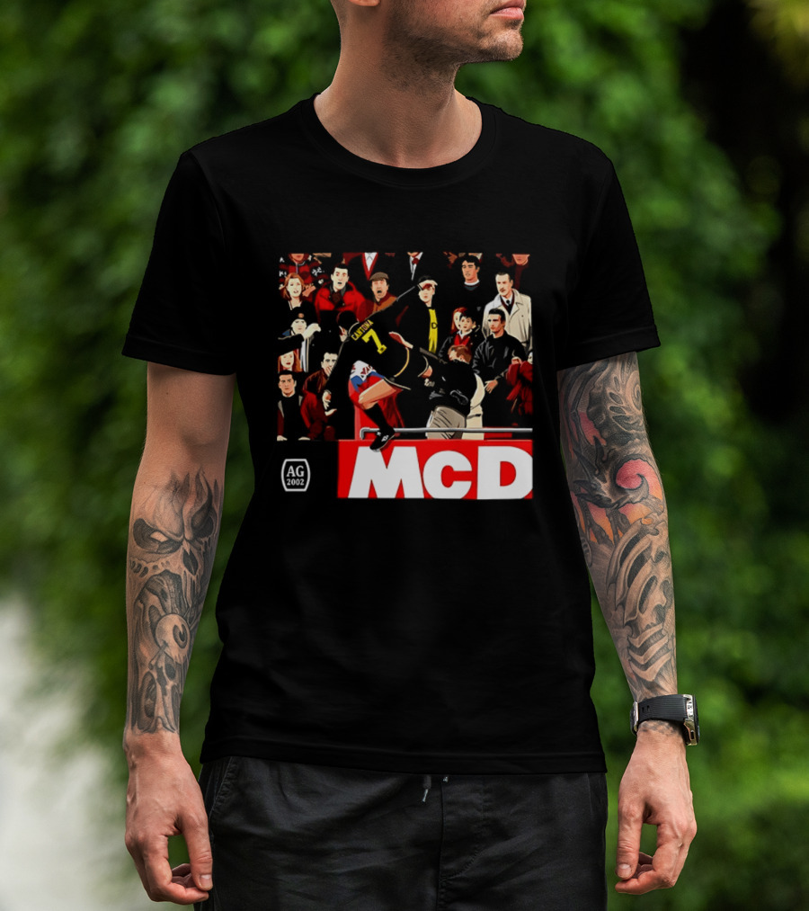 Oh Ah Kung Fu Cantona Kick Crowd Scene MCD T-Shirt