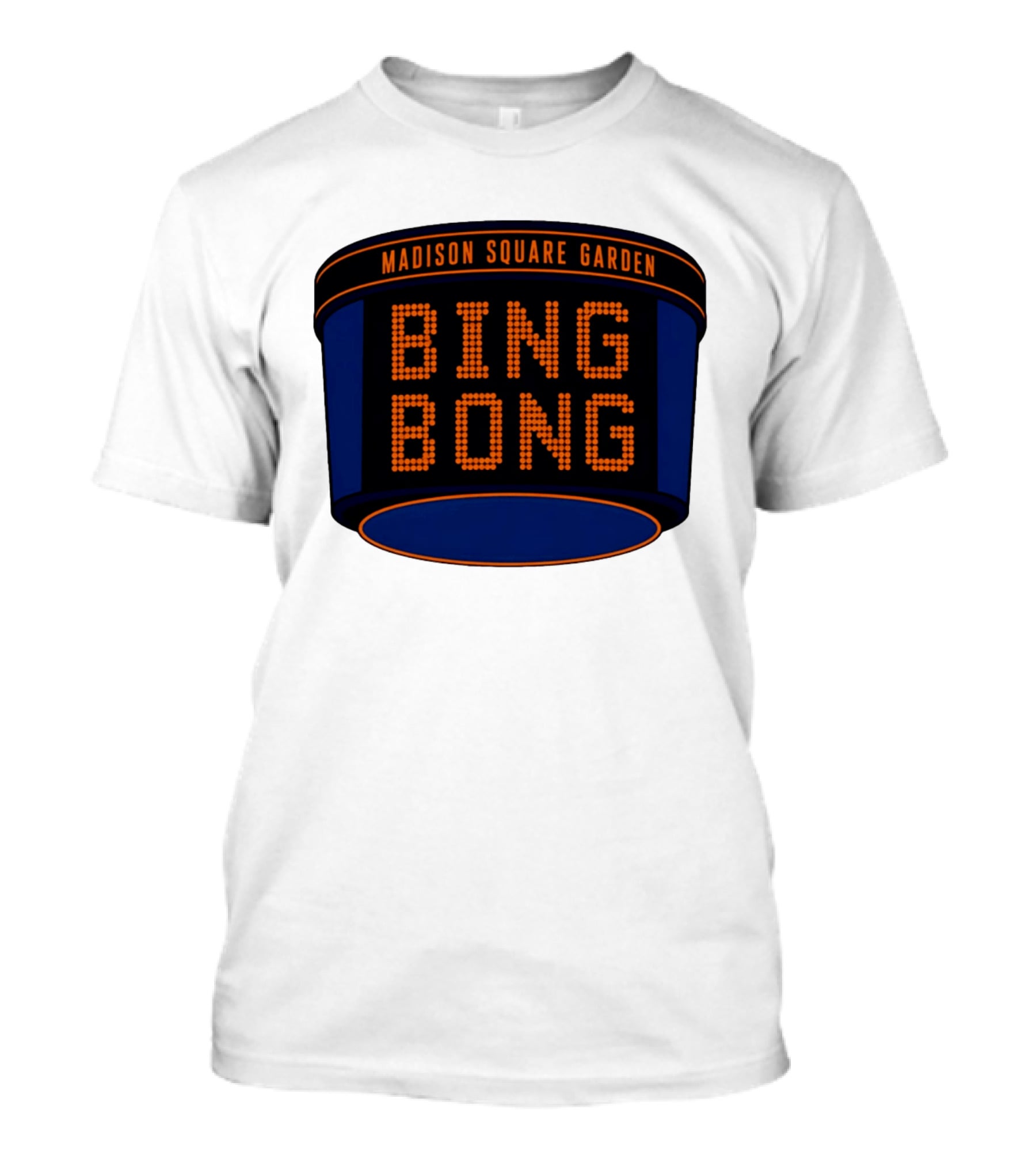 Bing Bong Madison Square Garden New York Knicks Basketball Phrase T-Shirt