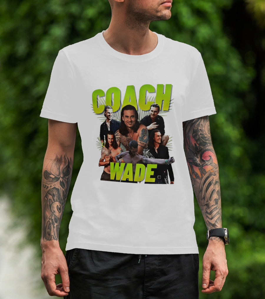 Coach Wade Survivor Tattooed Icon Collage T-Shirt