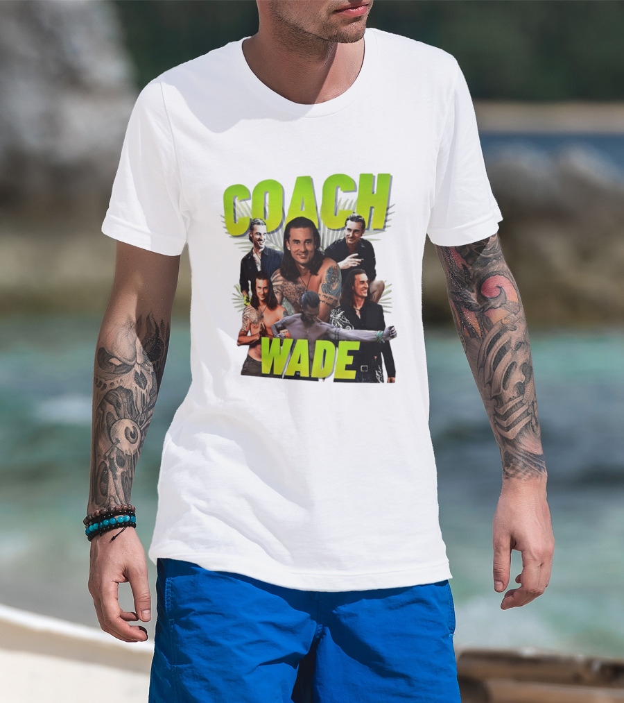 Coach Wade Survivor Tattooed Icon Collage T-Shirt