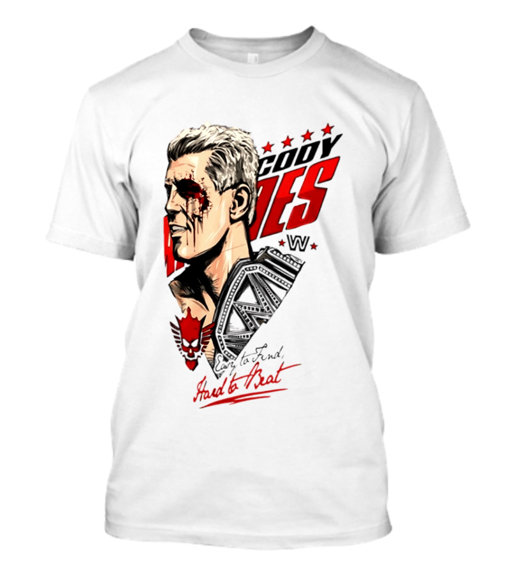 Cody Rhodes WWE Easy To Find Hard To Beat T-Shirt