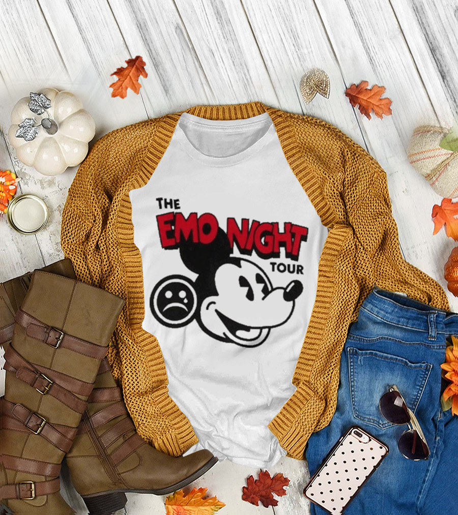 The Emo Night Tour Mouse Sad Face T-Shirt