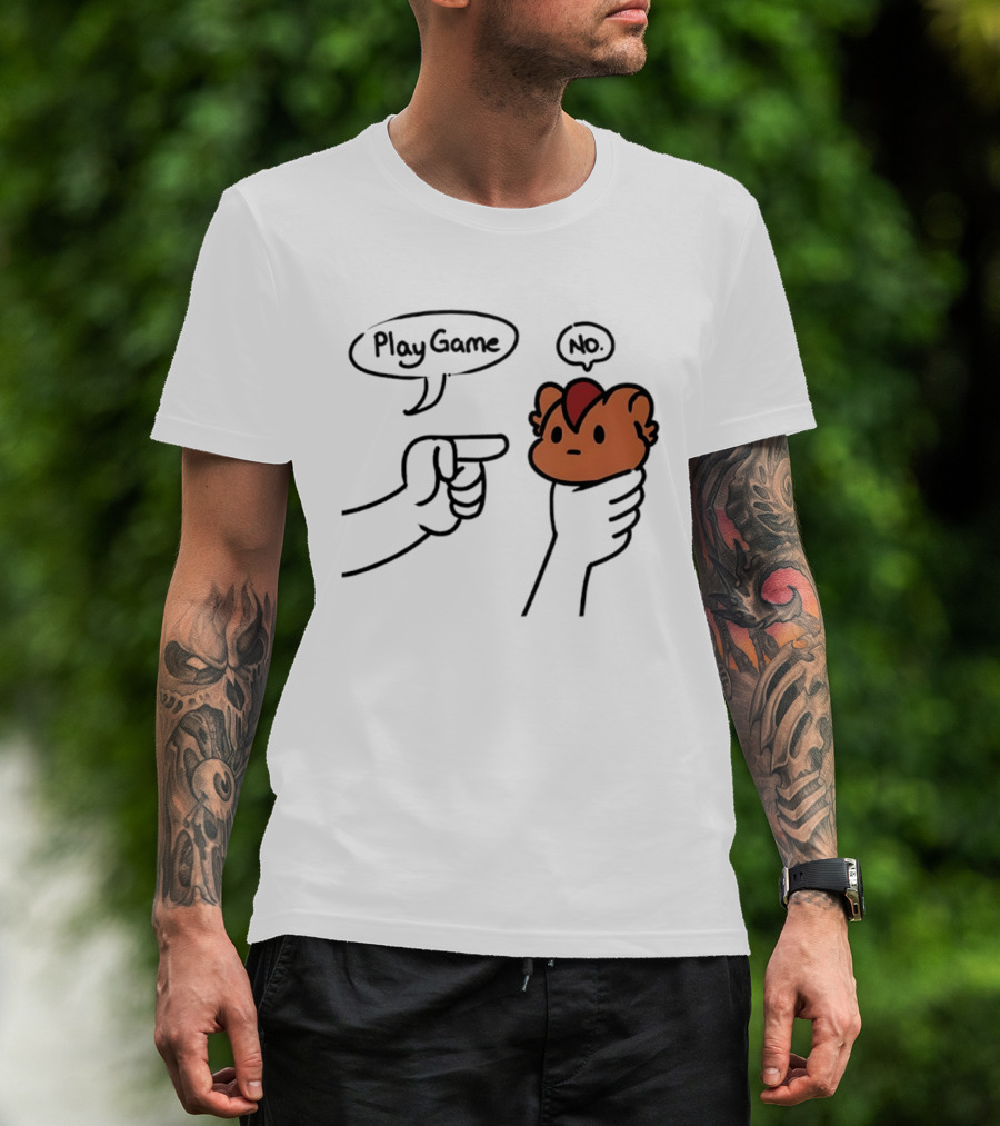 Jyggy Play Game No Gesture Meme Humor T-Shirt