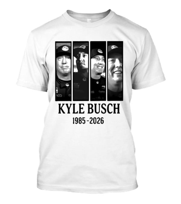 Kyle Busch 1985 2026 Racing Legend Commemoration T-Shirt