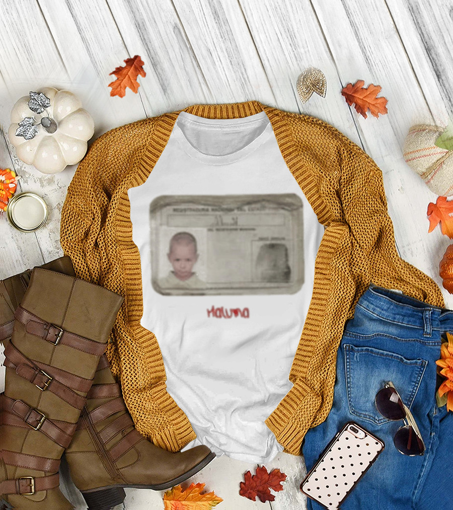 Maluma I.D. Card Rectangular Image Childhood Picture T-Shirt