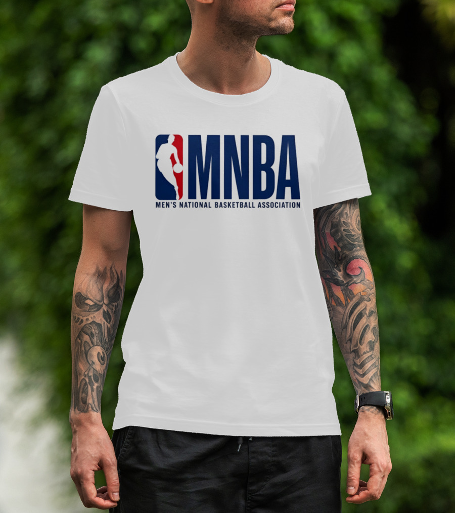 MNBA Men's National Basketball Association Bold Sportswear T-Shirt