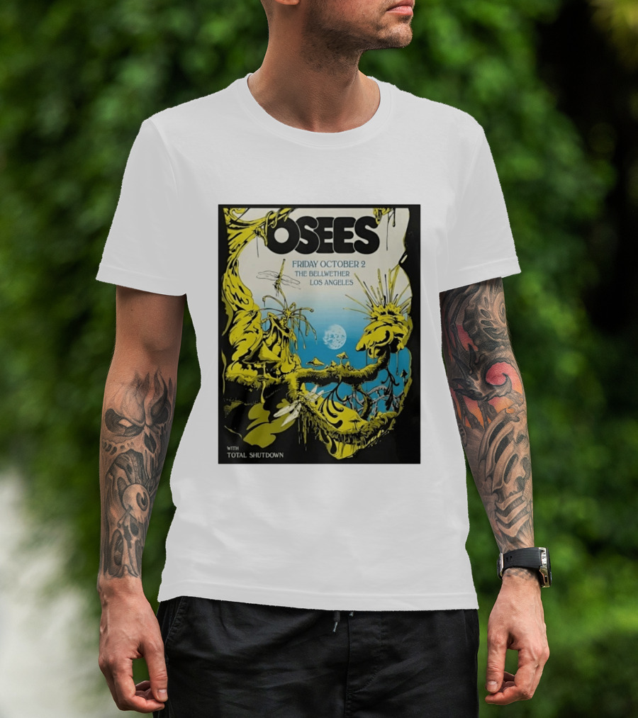 Osees Friday October 2 The Bellwether Los Angeles With Total Shutdown T-Shirt