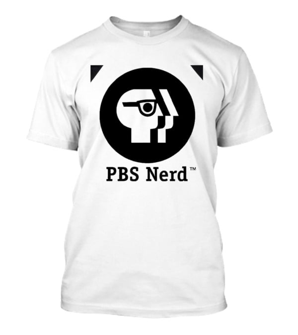 PBS Nerd Retro Minimalist Face T-Shirt