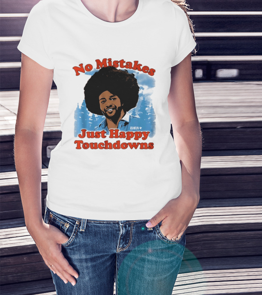 Rome Odunze No Mistakes Just Happy Little Touchdowns NFLPA T-Shirt