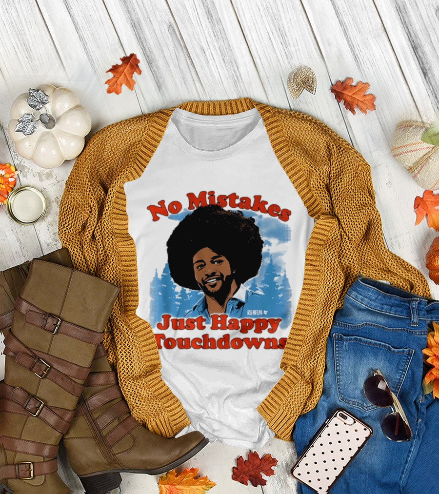 Rome Odunze No Mistakes Just Happy Little Touchdowns NFLPA T-Shirt