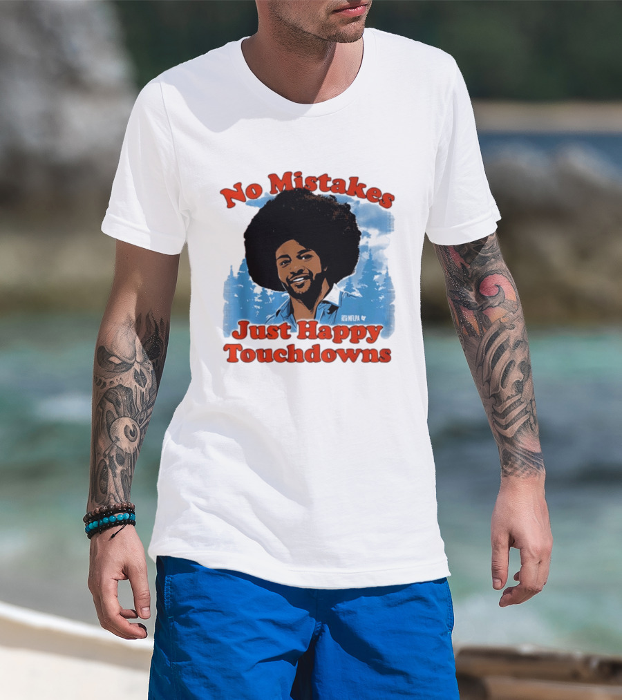 Rome Odunze No Mistakes Just Happy Little Touchdowns NFLPA T-Shirt