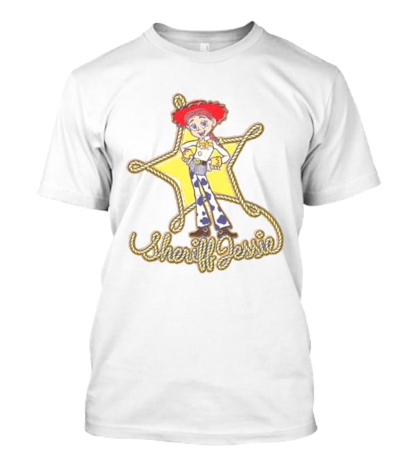 Sheriff Jessie Toy Story 5 Star Badge Rope Cowgirl T-Shirt