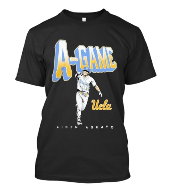 UCLA Bruins Baseball A Game Aiden Aguayo 2026 T-Shirt