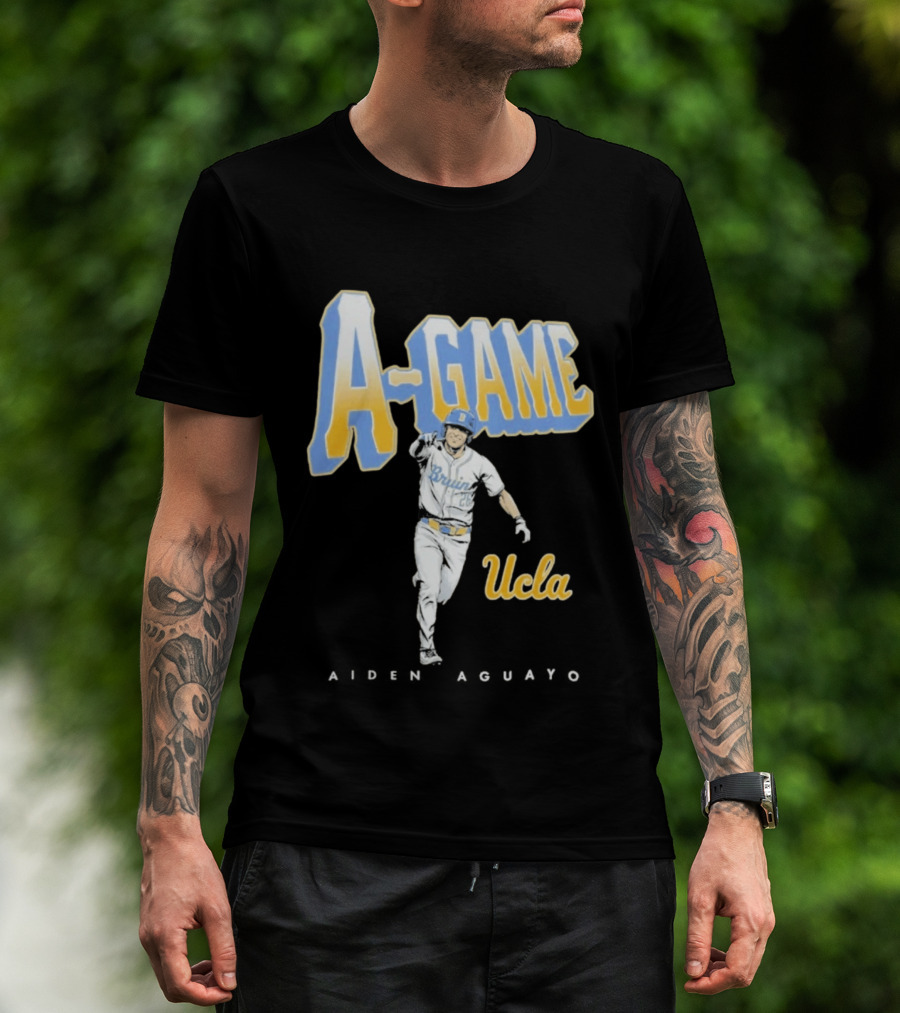 UCLA Bruins Baseball A Game Aiden Aguayo 2026 T-Shirt