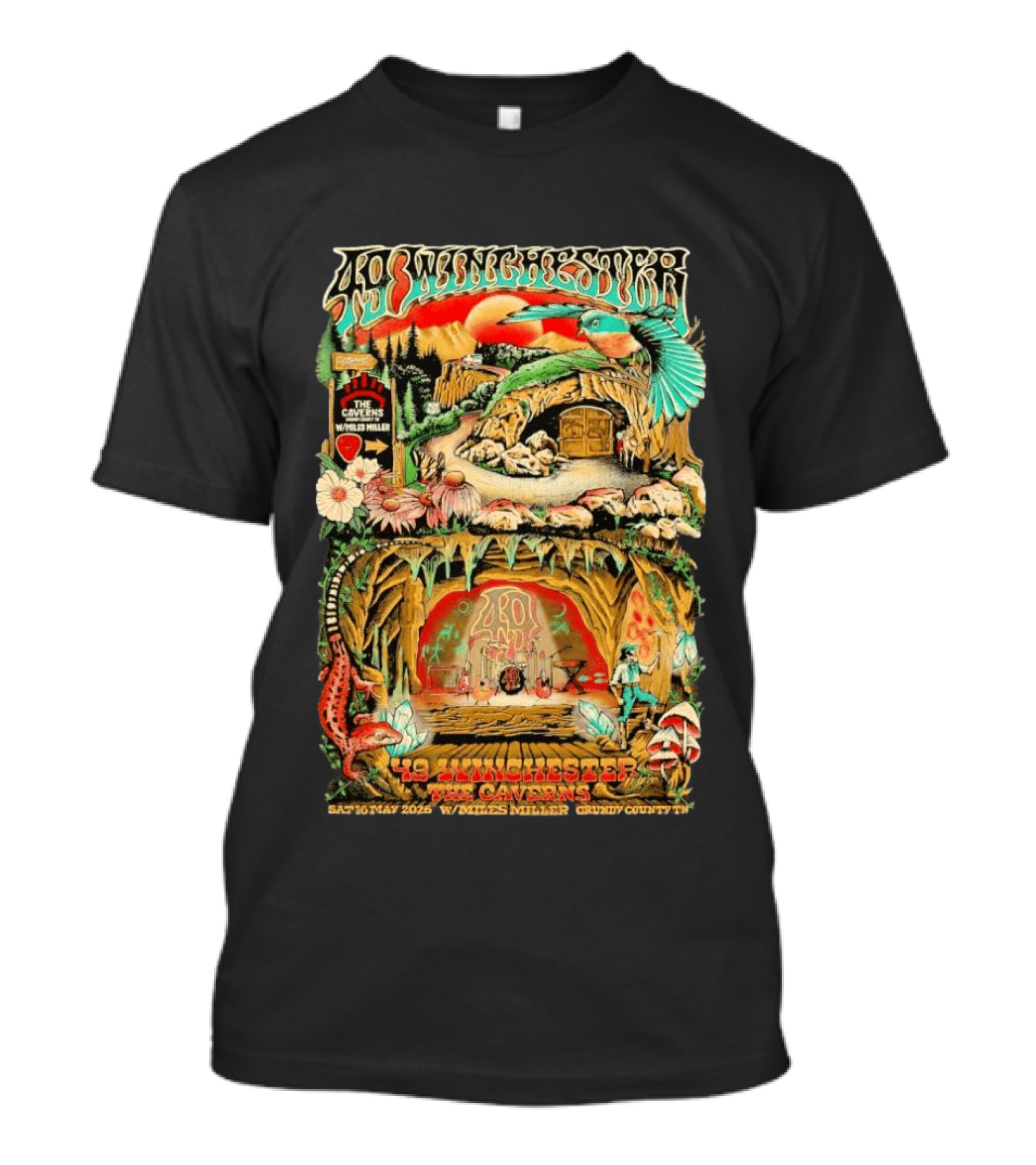 49 Winchester Live May 15 16 2026 The Caverns Pelham TN Event T-Shirt