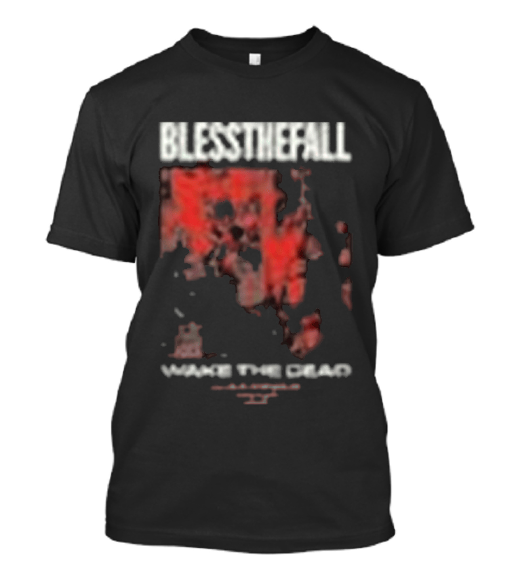 Blessthefall Cvlt Industries Wake The Dead Red Skull T-Shirt