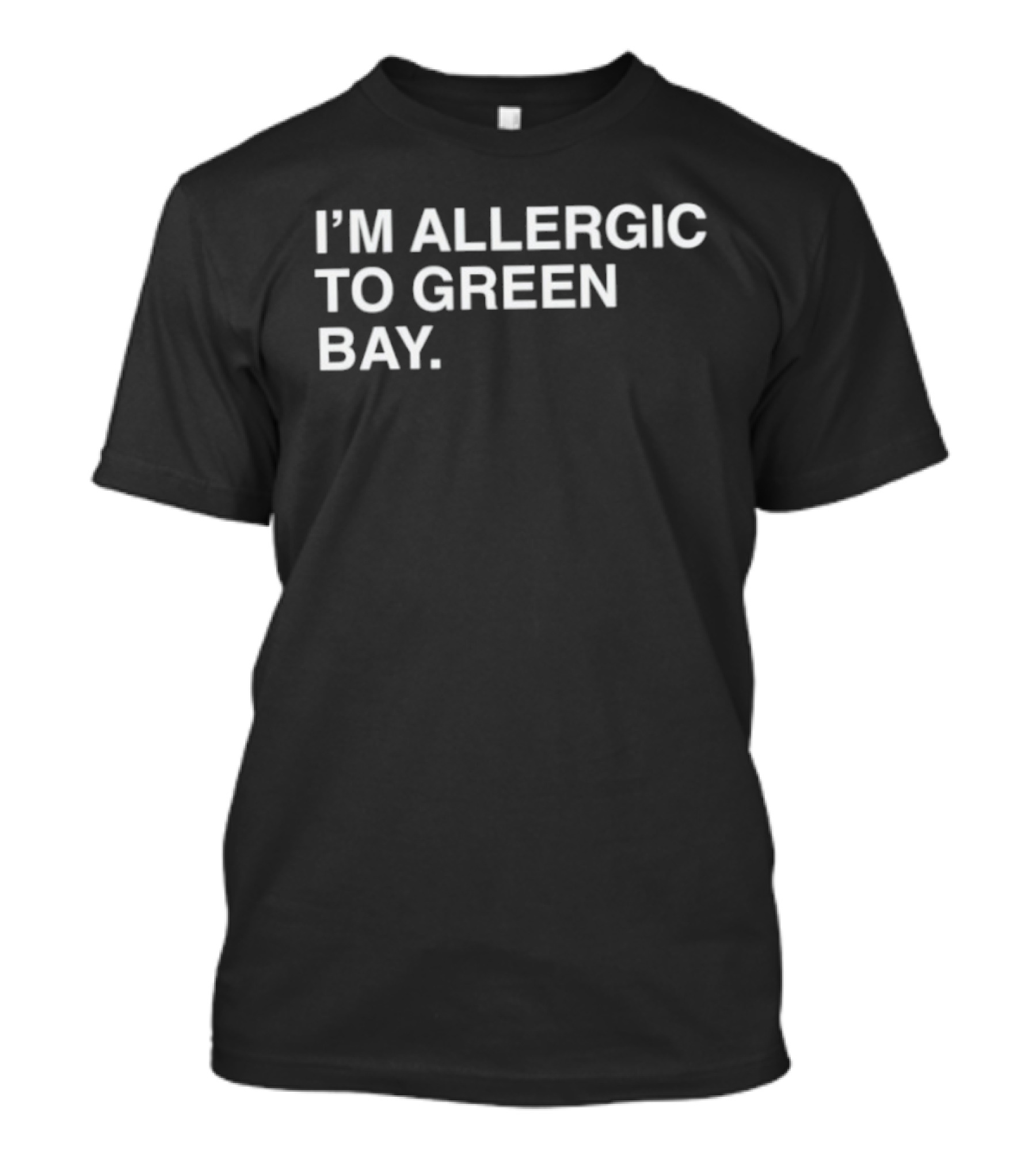 Detroit Tigers I'm Allergic To Green Bay T-Shirt