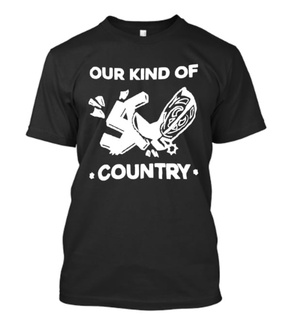 Our Kind Of Country Cowboy Boot Swastika T-Shirt