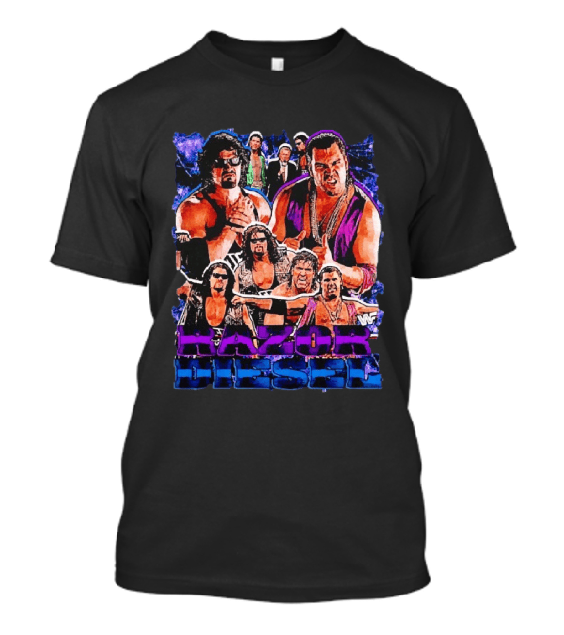 WWF Razor Ramon Diesel Kevin Nash Wrestling Legends History T-Shirt