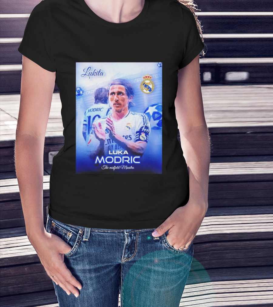 Real Madrid Luka Modric Midfield Maestro Lukita T-Shirt