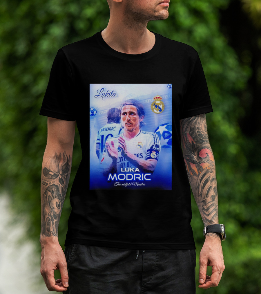 Real Madrid Luka Modric Midfield Maestro Lukita T-Shirt