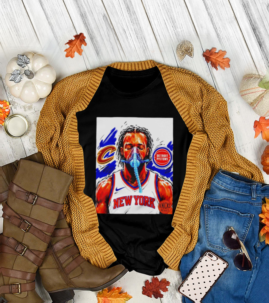 New York Knicks Jalen Brunson vs Detroit Pistons Cleveland Cavaliers Matchup Knicks Mexico T-Shirt