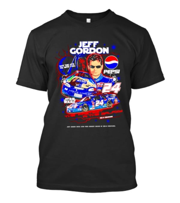 Jeff Gordon Pepsi Star Wars Monte Carlo 24 NASCAR Racing T-Shirt