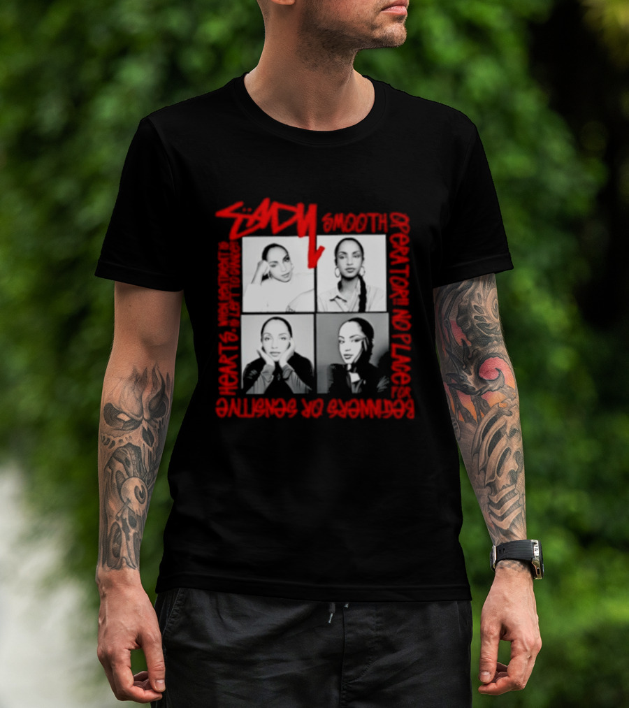 Sade Smooth Operator Sentiment Hearts Lofty Love Beginners Sensitive T-Shirt