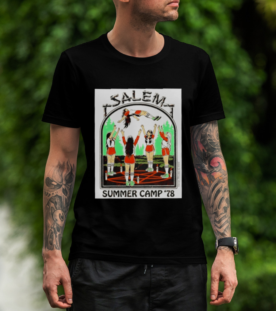 Salem Summer Camp '78 Ritual With Girls In Red And White Outfits T-Shirt