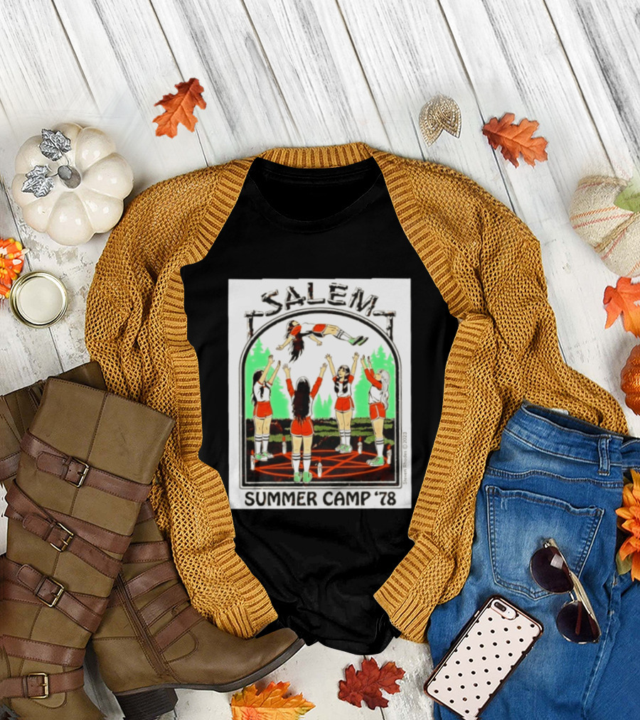 Salem Summer Camp '78 Ritual with Girls in Red and White Outfits T-Shirt