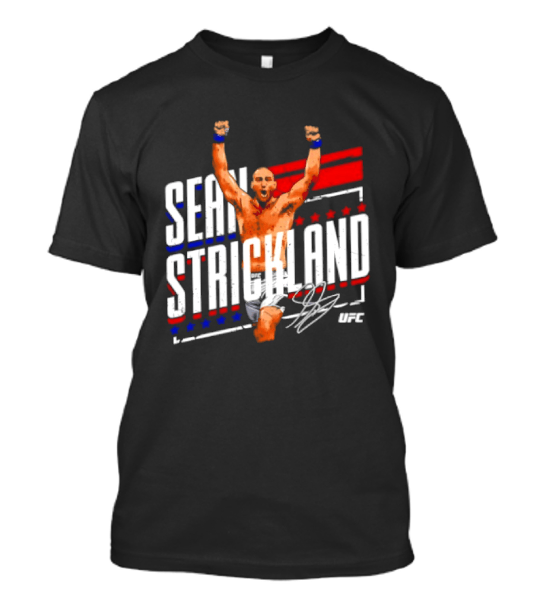 Sean Strickland UFC Fighter Star Signature Graphic UFC T-Shirt