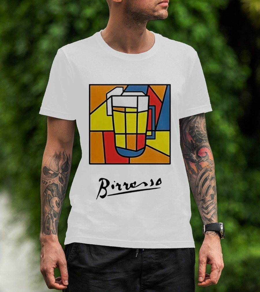 Birresso Beer Abstract Colorful Geometry T-Shirt