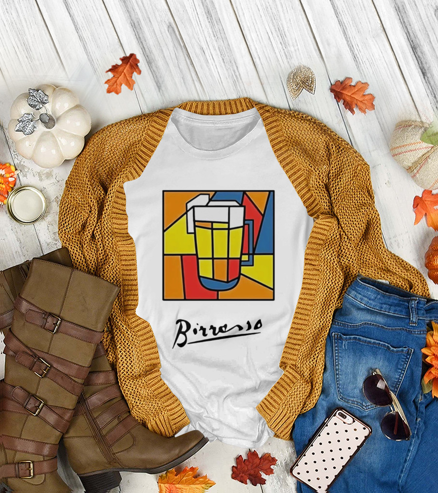 Birresso Beer Abstract Colorful Geometry T-Shirt