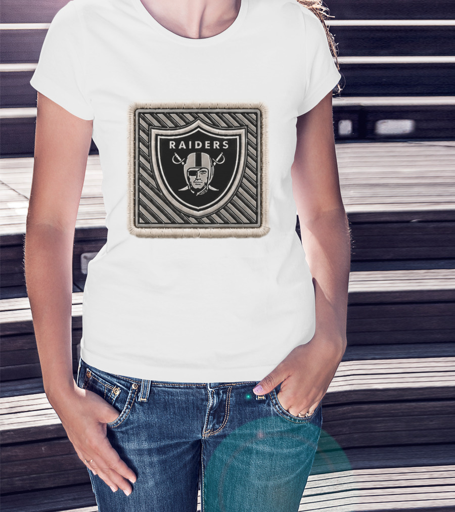 Raiders 2026 Training Camp Hat Embroidered Patch Shield T-Shirt