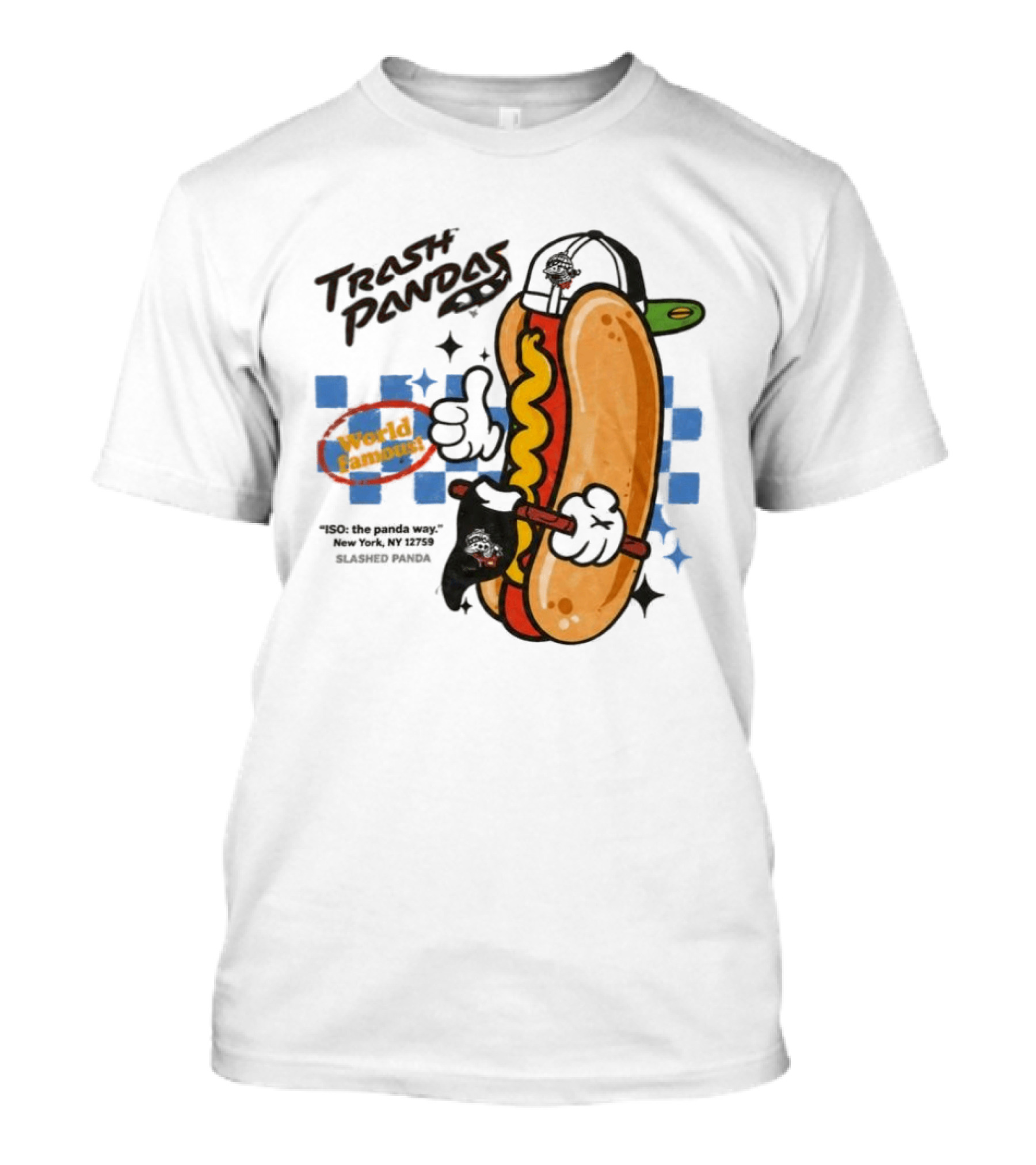 Trash Pandas World Famoust Hot Dog Thumbs Up T-Shirt