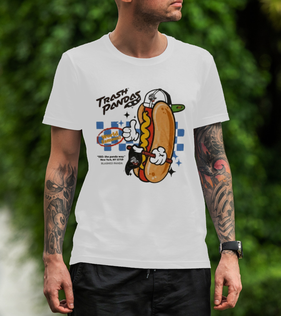 Trash Pandas World Famoust Hot Dog Thumbs Up T-Shirt