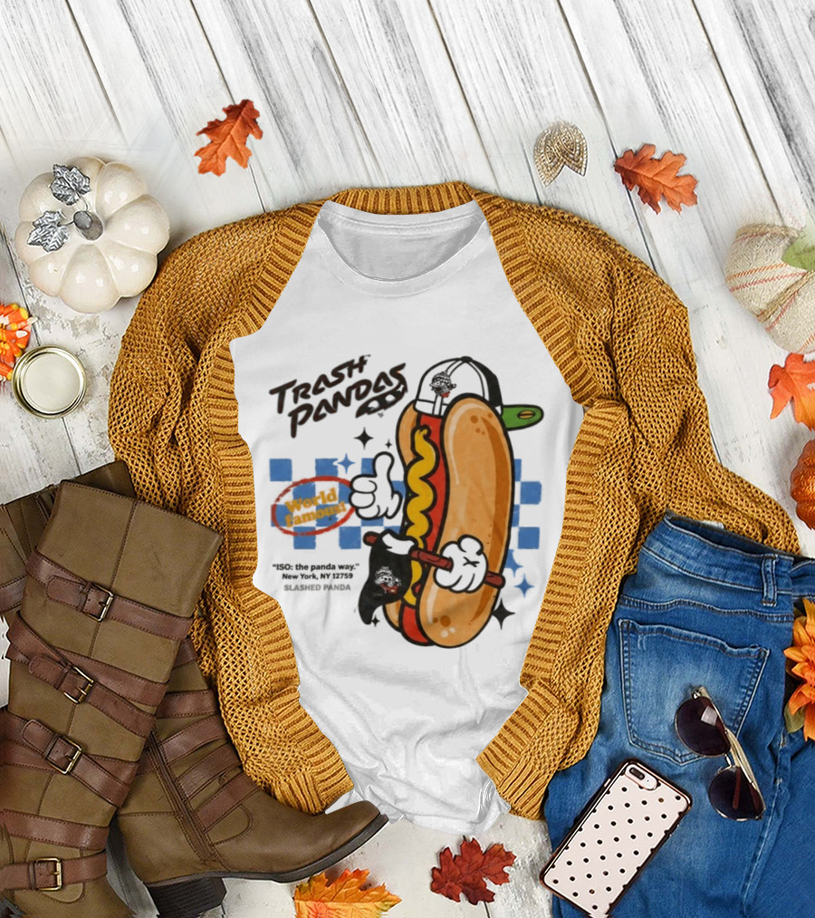 Trash Pandas World Famoust Hot Dog Thumbs Up T-Shirt