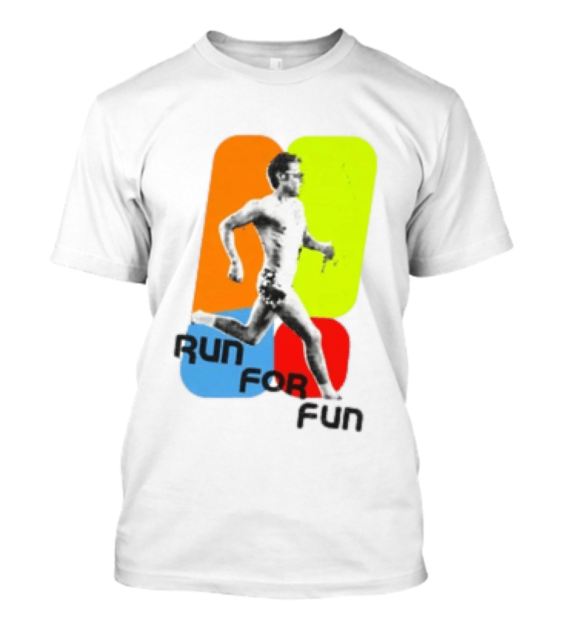 Run For Fun Harry Styles Colorful Running T-Shirt