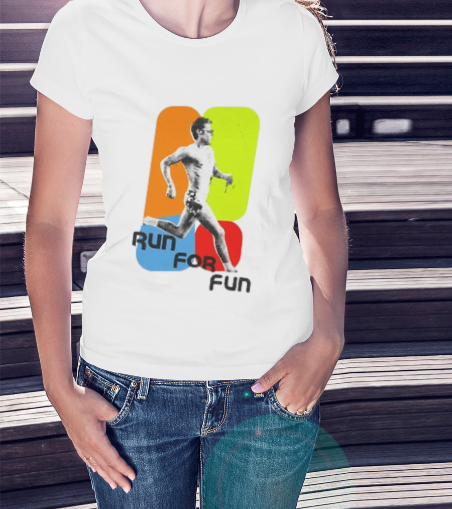 Run For Fun Harry Styles Colorful Running T-Shirt