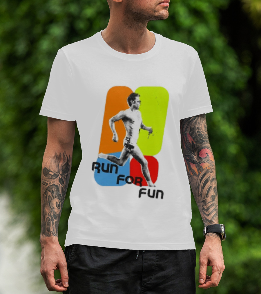 Run For Fun Harry Styles Colorful Running T-Shirt