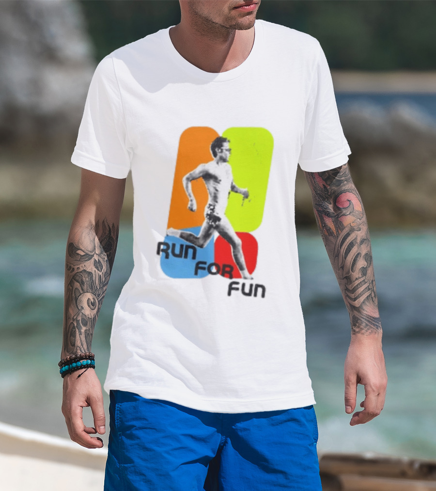 Run For Fun Harry Styles Colorful Running T-Shirt