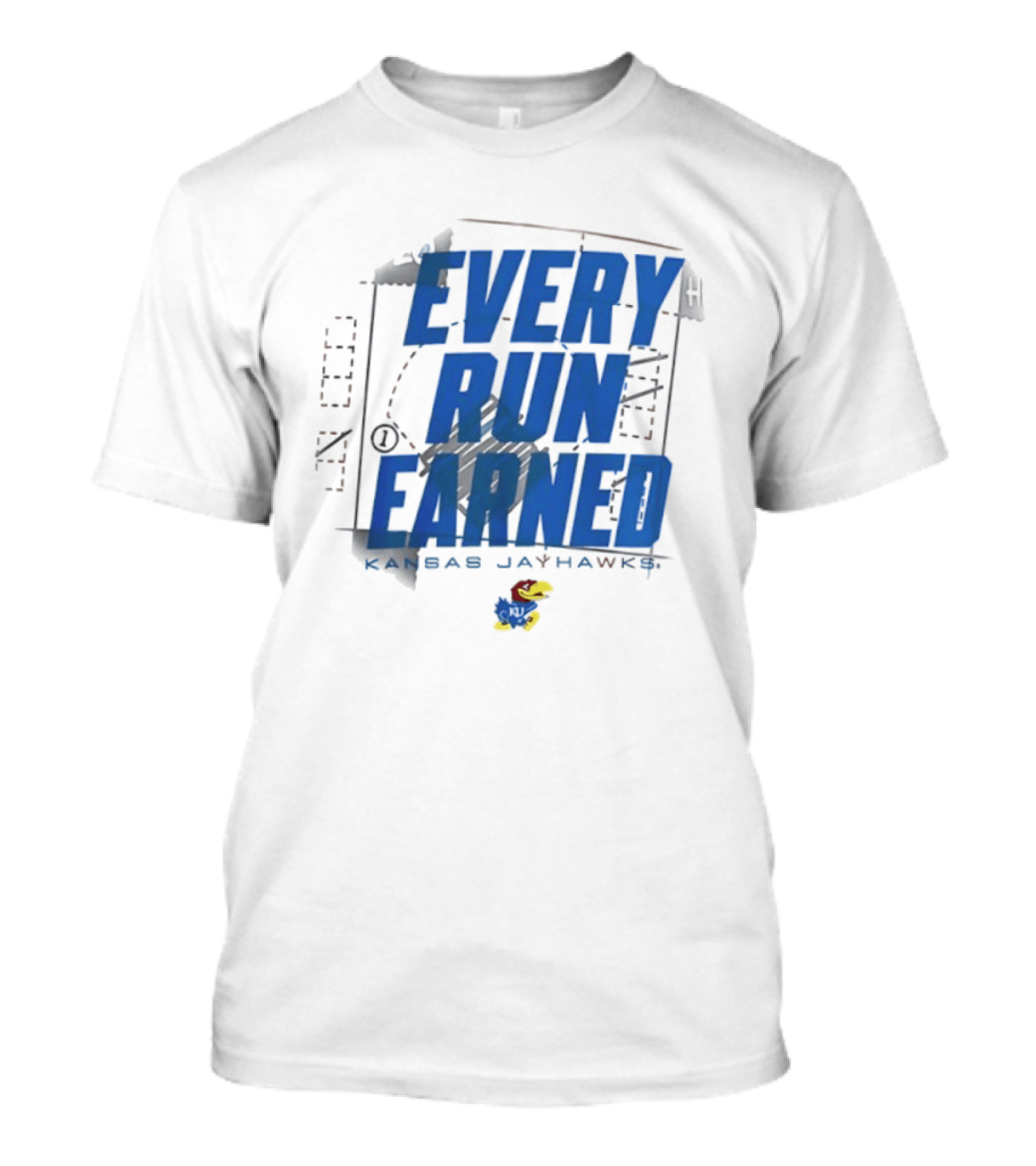 Kansas Jayhawks Every Run Earned 2026 Postseason Dugout T-Shirt