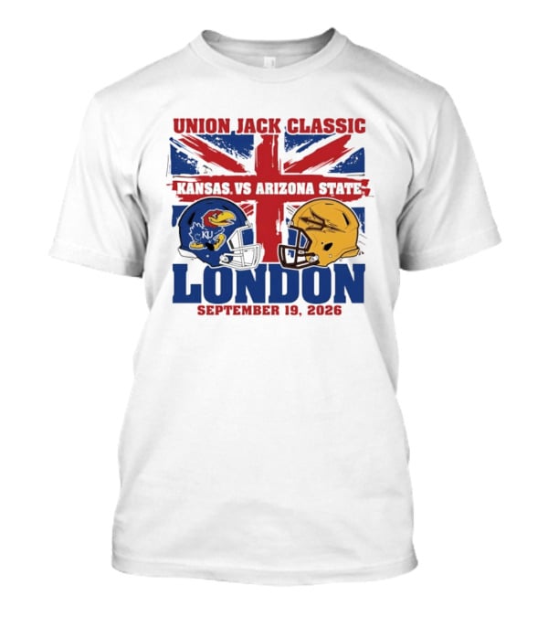 Union Jack Classic Kansas Vs Arizona State London September 19 2026 T-Shirt
