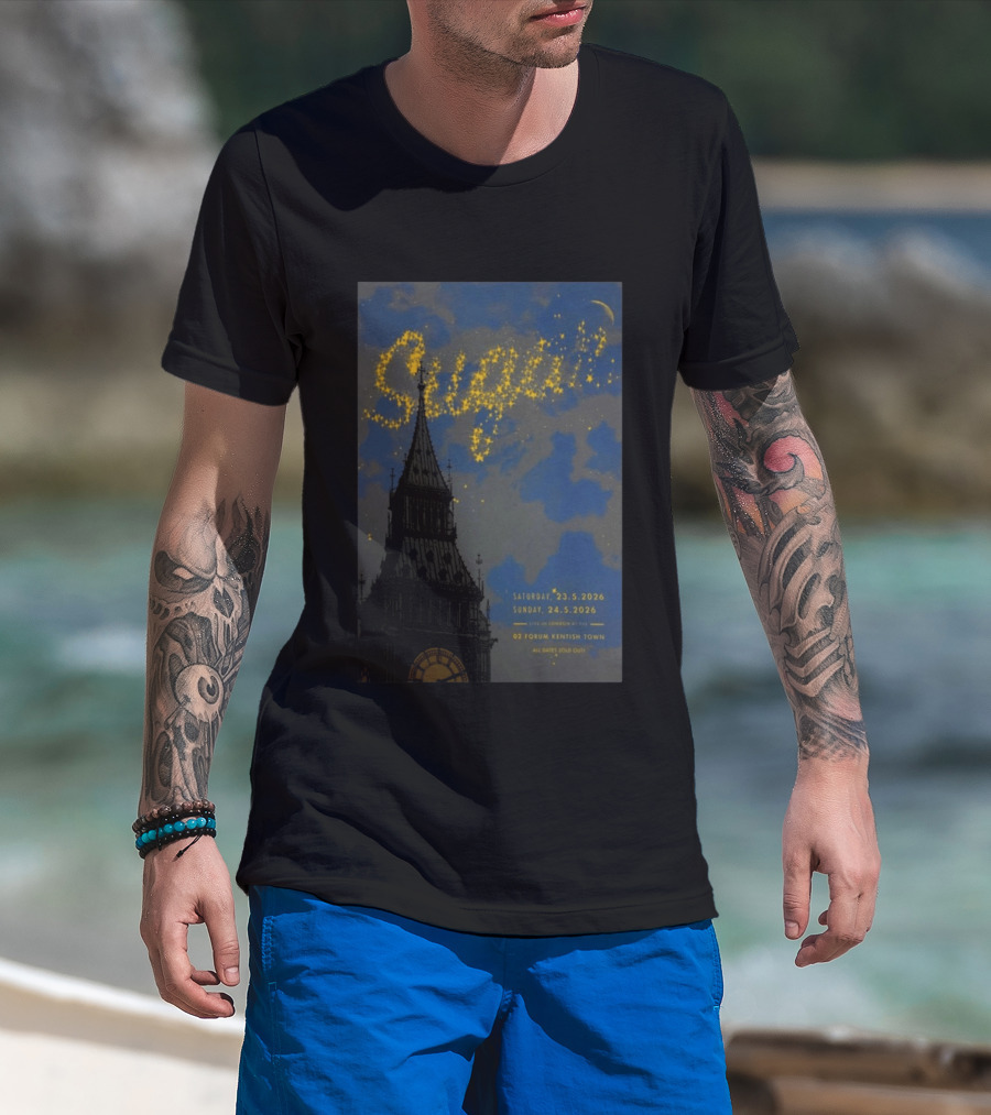 SUGAR Love You Even Still Tour 2026 Bob Mould London O2 Forum Kentish Town T-Shirt