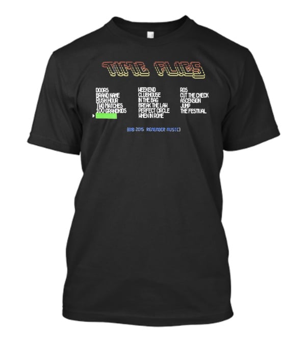 Mac Miller 8 Bit Time Flies 2009 Remember Music Naylor High Rise Perfect Circle Polo Jeans The Festival T-Shirt