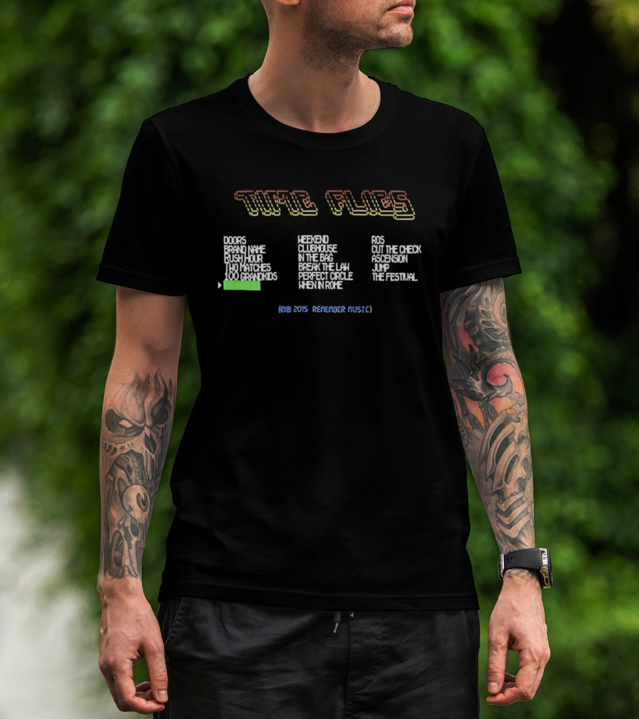 Mac Miller 8 Bit Time Flies 2009 Remember Music Naylor High Rise Perfect Circle Polo Jeans The Festival T-Shirt