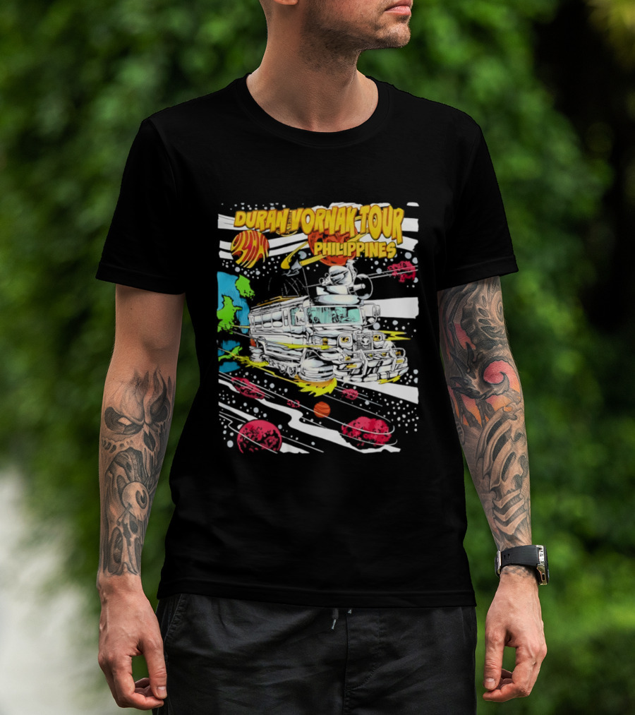 Duran Vornak Tour Philippines Colorful Jeepney Space Adventure T-Shirt