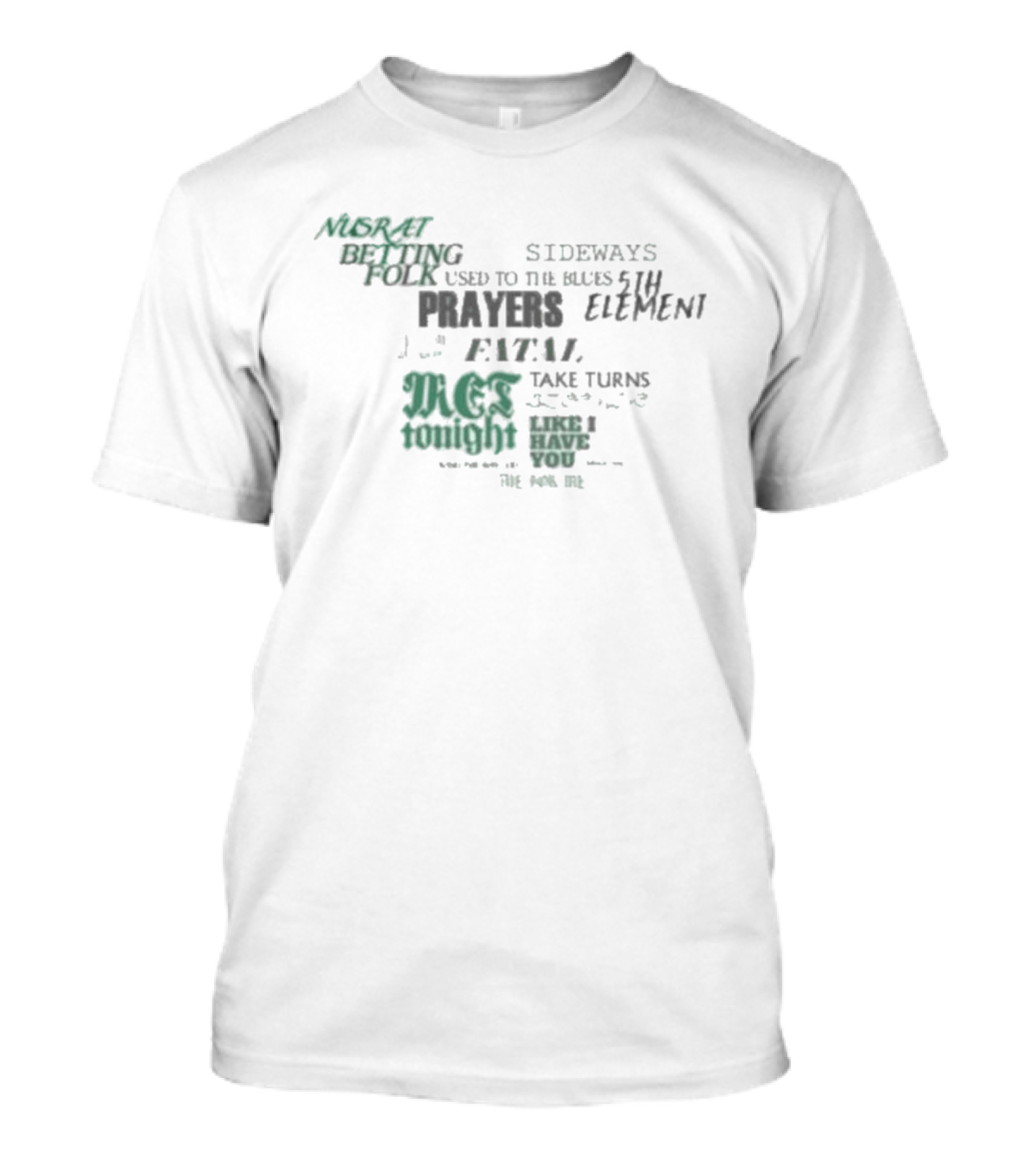 Zayn Konnakol Tracklist Angel Against Tonight Prayers Take Turns Reset T-Shirt