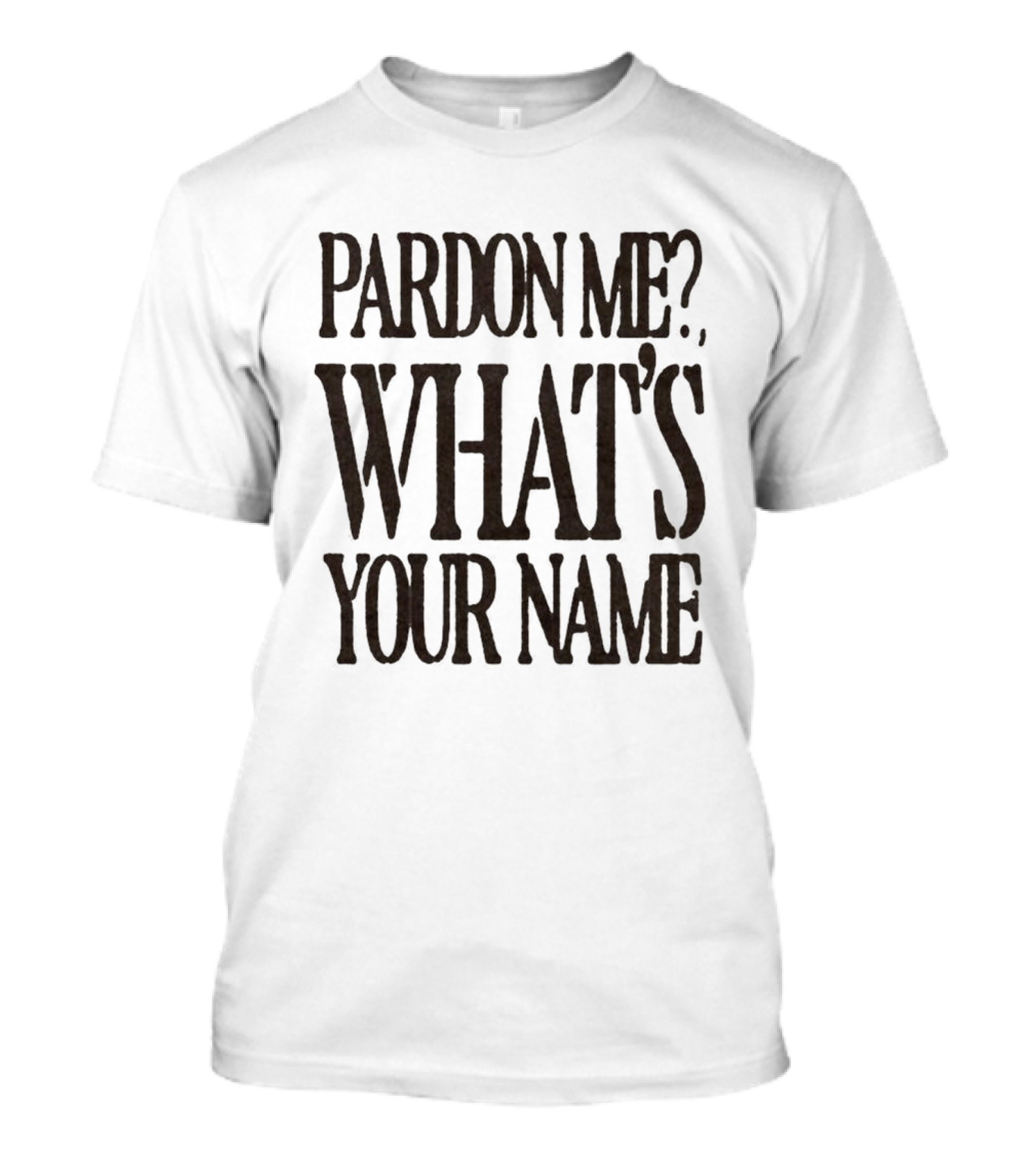 Zayn Pardon Me What's Your Name T-Shirt