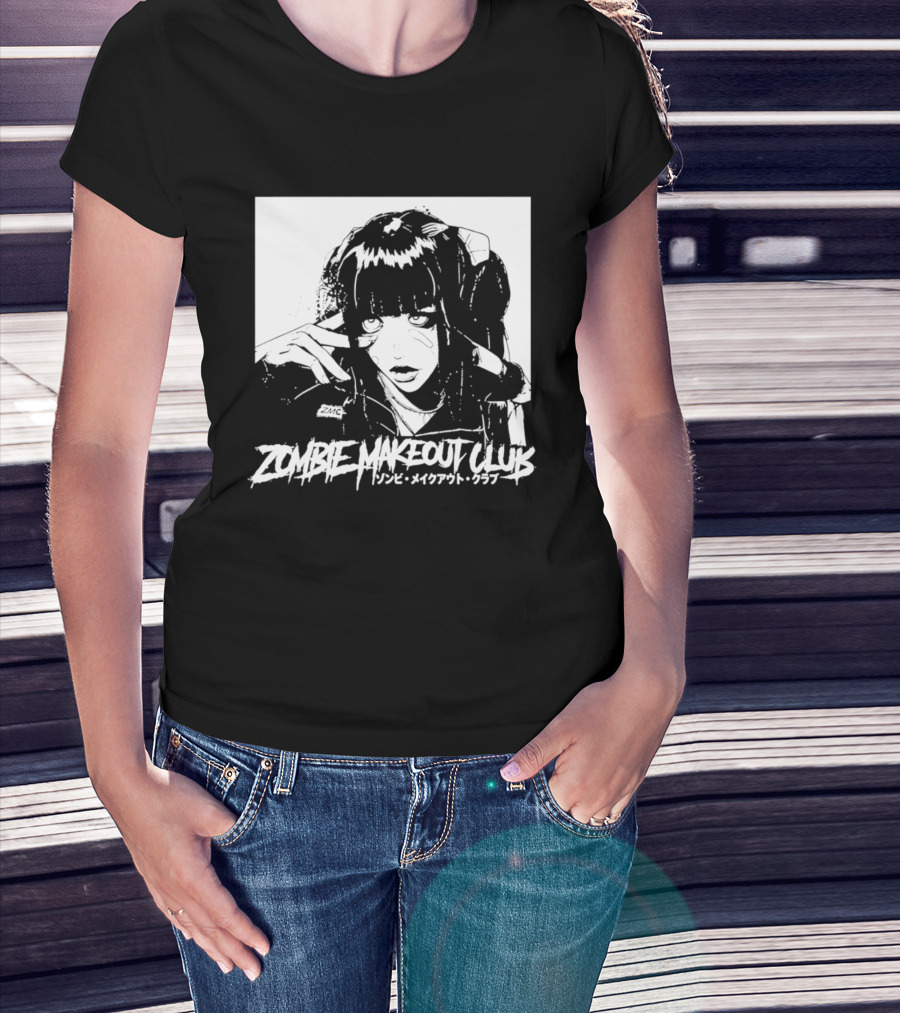 Zombie Makeout Club Manga Style Art Japanese T-Shirt